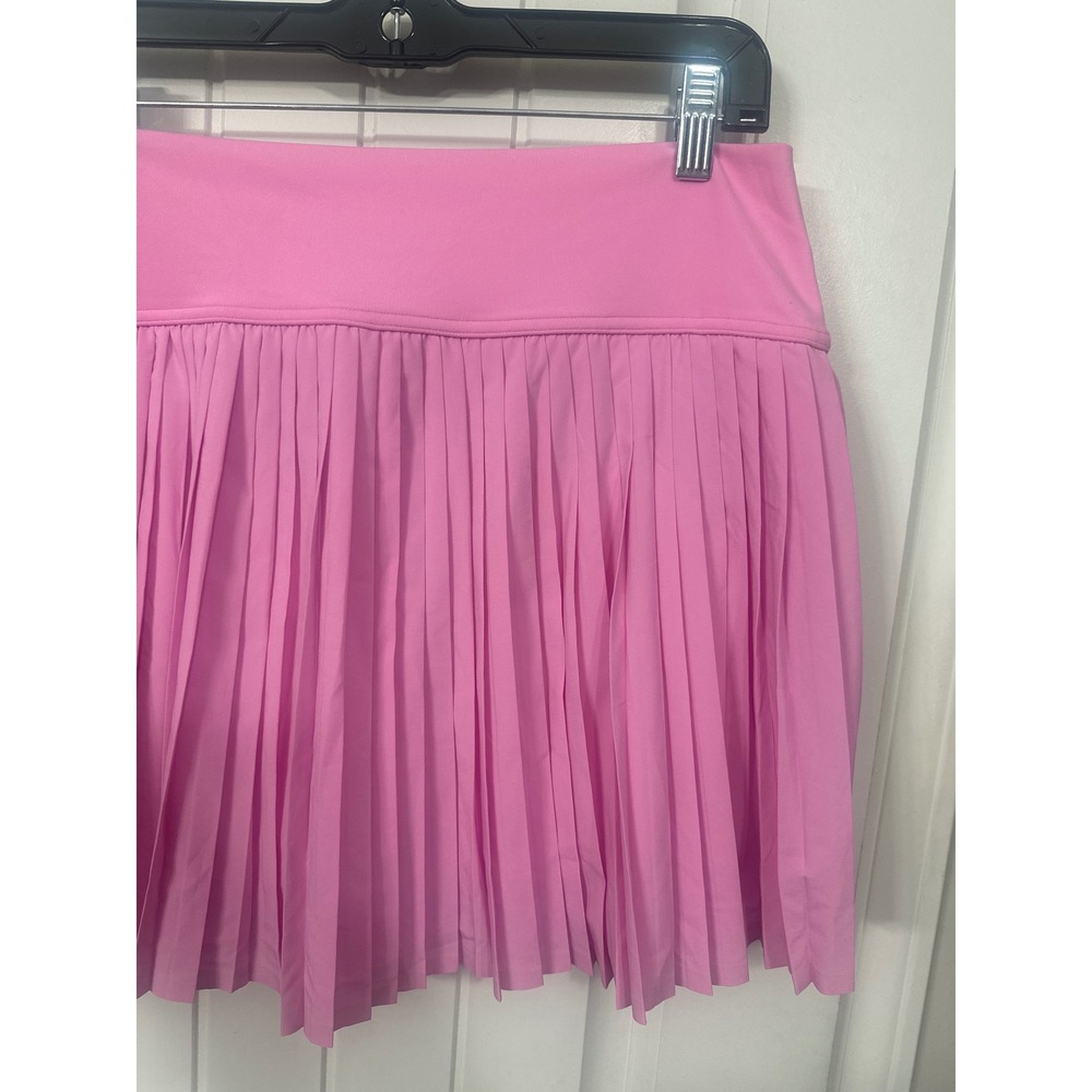 Aerie OFFLINE Pleated Tennis Skirt Pink Athletic Skort XL 170-6498-1148 - Picture 6 of 9